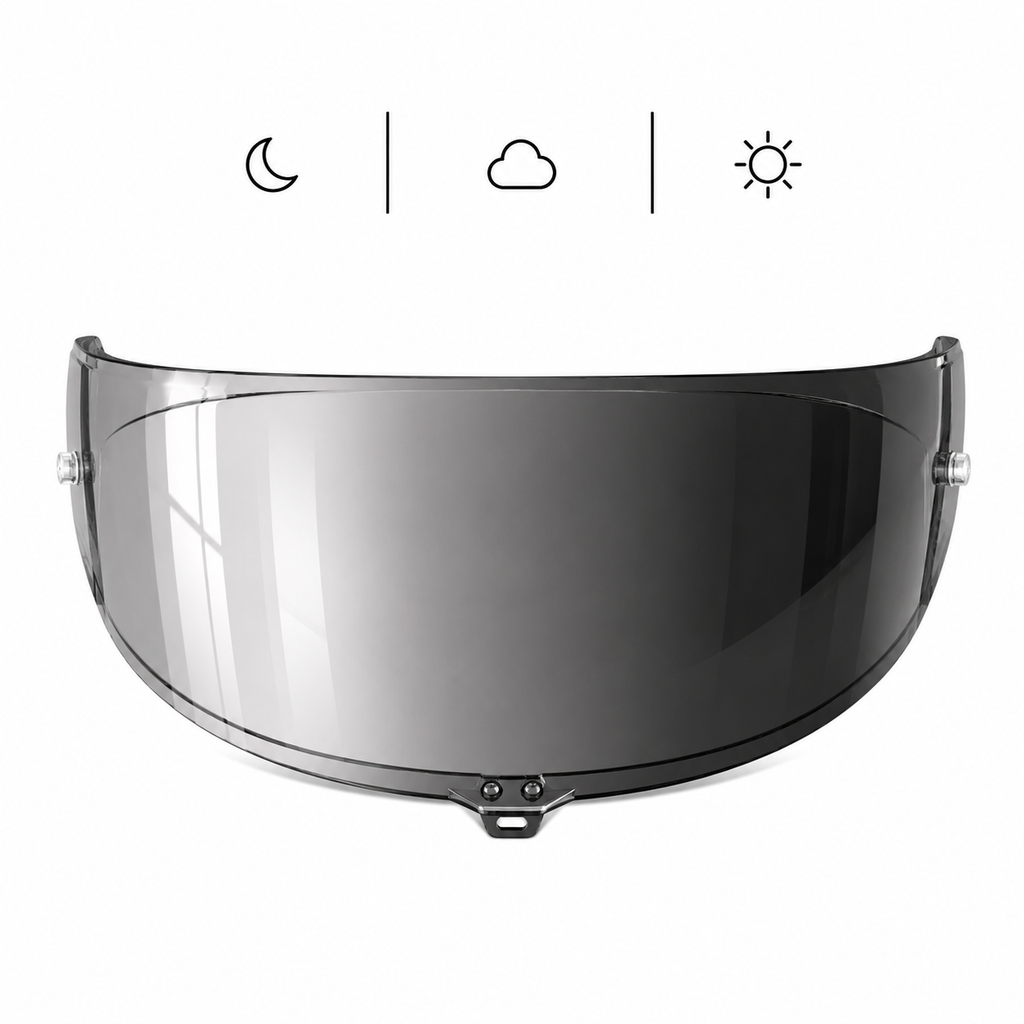 Photochromic visor for AGV Pista GP RR motorcycle helmet