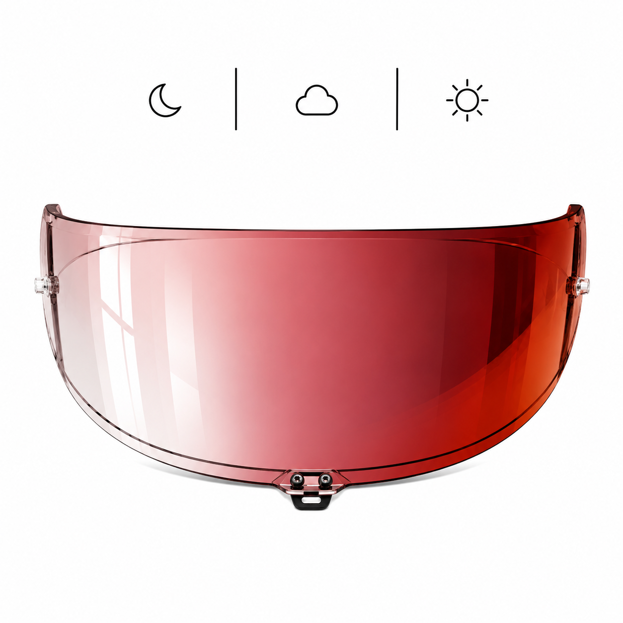 Photochromic visor for AGV Pista GP RR motorcycle helmet
