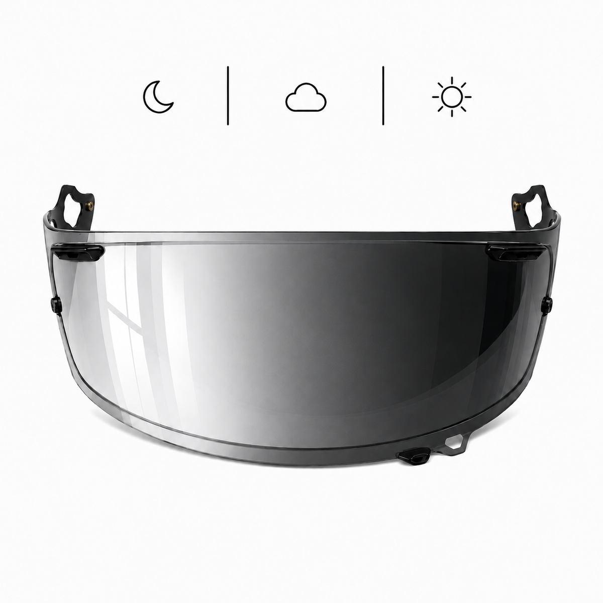 matte black shoei helmet visor X-15 / Large ensuring a quiet ride Shoei RF-1200 Preview