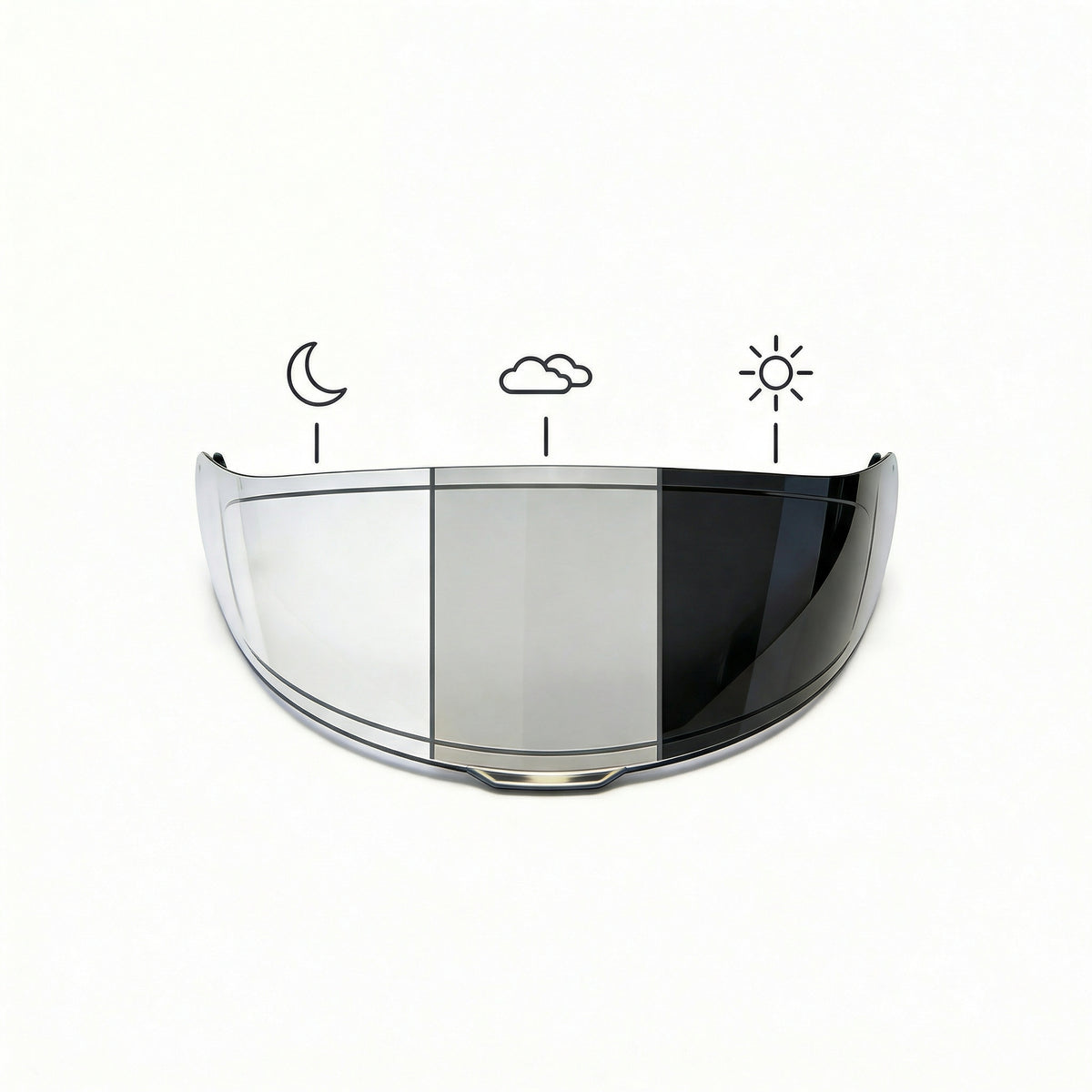 Photochromic Visor for Shoei RF-1400
