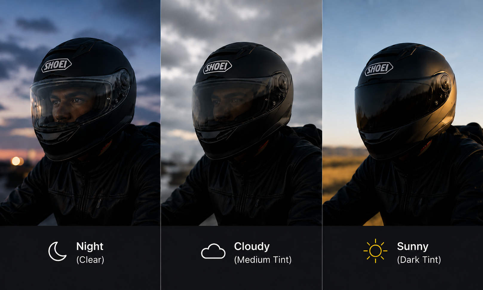 shoei rf 1400 transition visor release date Self Tinting Motorcycle Face Shield with Technology Compatible with RF-1400 Z-8 NXR2 with wind tunnel The Helmet Shop RF-1400 Visor