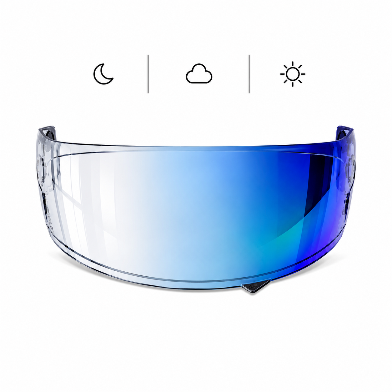 Photochromic visor for Shoei X-Fourteen / RF-1200 / RF-SR motorcycle helmet