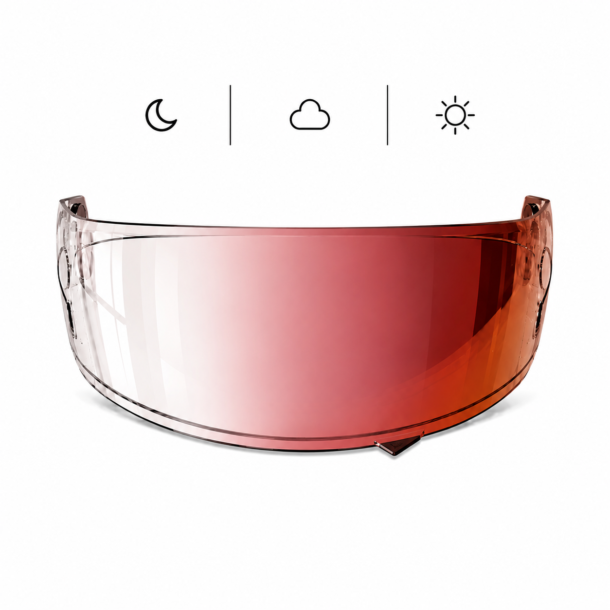 Photochromic visor for Shoei X-Fourteen / RF-1200 / RF-SR motorcycle helmet